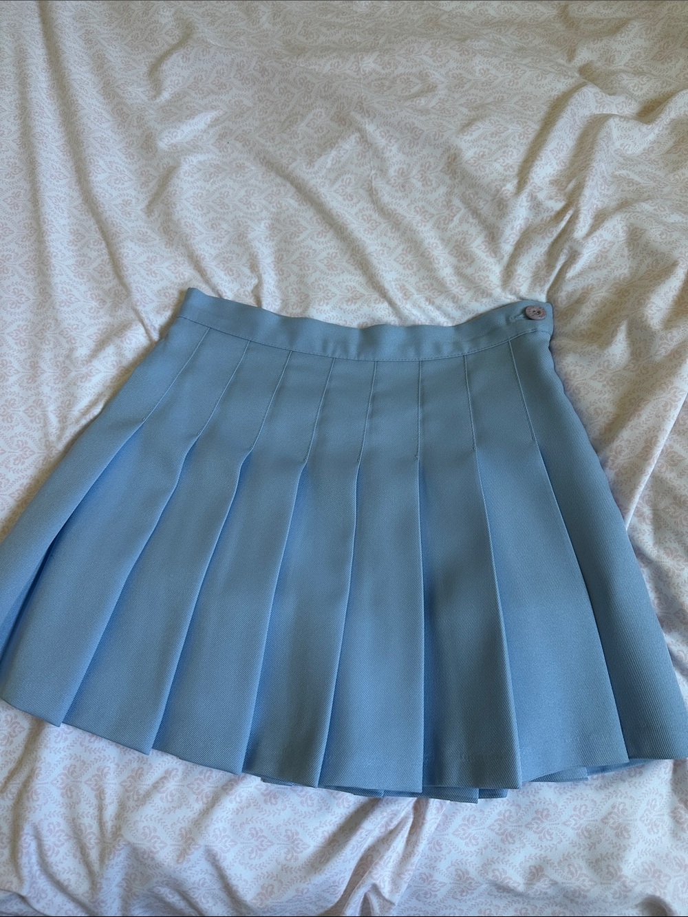 Stylenanda blue pleated skirt